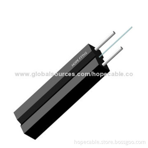 FPR/Steel Covered/Low Smoke Zero Halogen Sheath/FTTH 1 Core Fiber to The Home Optic Cable
